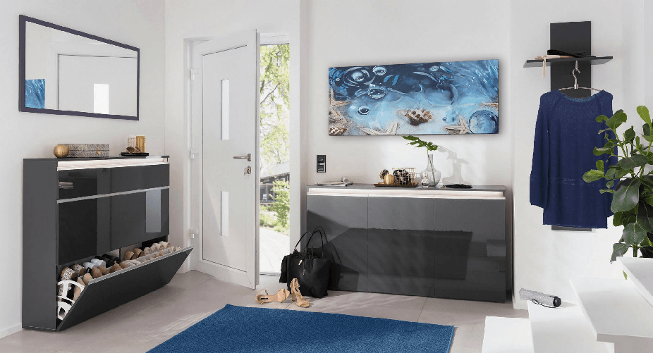 Dmora Specchio Dmara, Specchio da bagno, 100% Made in Italy, cm 120x2h60