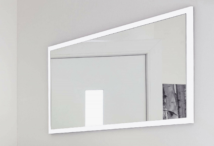 Dmora Specchio Dmara, Specchio da bagno, 100% Made in Italy, cm 120x2h60