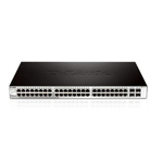 D-Link DGS-1210-52 Switch di Rete Gestito L2 Gigabit Ethernet 10-100-1000 1U Nero