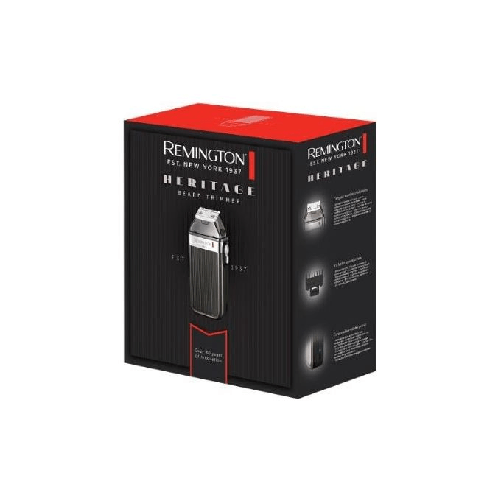 Remington-MB9100-regolabarba-CA-Batteria-8-15-cm-Bagnato-e-secco-Nero-Acciaio-inossidabile