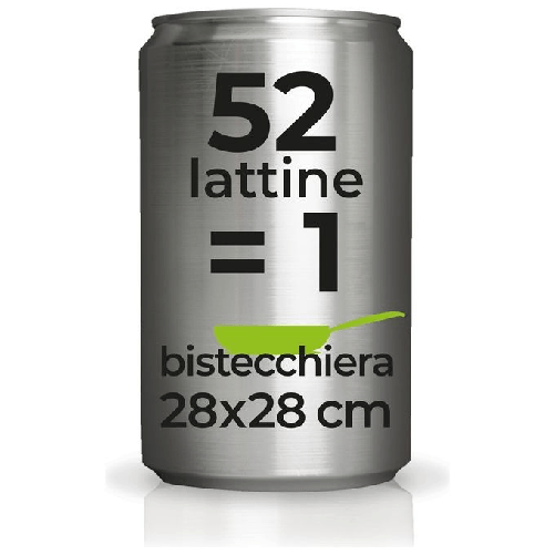 Moneta-Recy-Bistecchiera-28x28-cm-ricicla-52-lattine