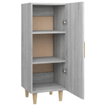 Credenza Grigio Sonoma 34,5x34x90 cm in Legno ingegnerizzato