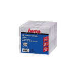 Hama 00051168 custodia CD/DVD Custodia Slimline 2 dischi Trasparente