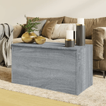 vidaXL Cassapanca Grigio Sonoma 84x42x46 cm in Legno Ingegnerizzato