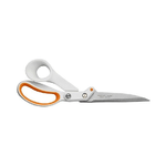 Fiskars 1005225/9162 forbici da cancelleria Universale Taglio a zig zag Arancione, Acciaio inossidabile, Bianco