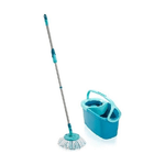 Leifheit-Clean-Twist-Mop-Ergo-mobile-sistema-a-mocio-e-secchio-Serbatoio-singolo-Blu