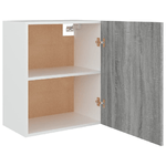 vidaXL Mobile Pensile Grigio Sonoma 50x31x60 cm in Legno ingegnerizzato