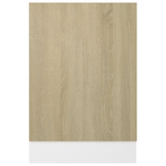 vidaXL Pannello Lavastoviglie Rovere 45x3x67 cm Truciolato