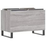 Mobile Porta Dischi Grigio Sonoma 74,5x38x48 Legno ingegnerizzato