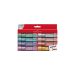 Faber Castell Faber-Castell TL 46 evidenziatore 8 pz Punta smussata Blu, Marrone, Grigio, Rosa, Turchese, Viola