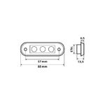 Lampa Luce da incasso a Led, 24V - Verde