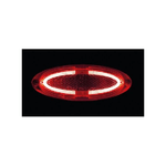 Lampa Luce ingombro a 4 led, montaggio in superficie, 12-24V - Rosso