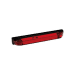 Lampa Luce ingombro a 12 Led, 24V - Rosso