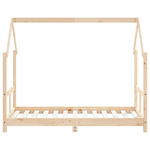 vidaXL Giroletto per Bambini 80x160 cm in Legno Massello di Pino