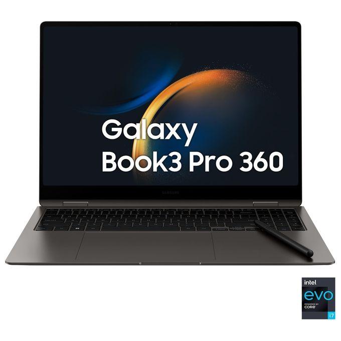 Samsung Galaxy Book3 Pro 360 16 Laptop i7 16GB 512GB Windows 11 Pro Graphite