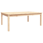 vidaXL Tavolo da Giardino 121x82,5x45 cm in Legno Massello di Pino