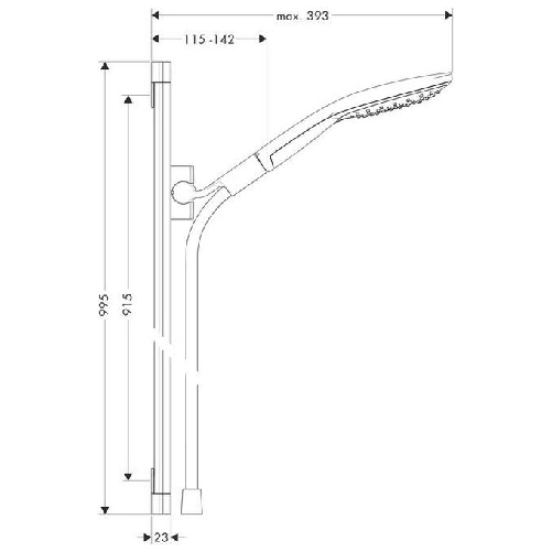 Hansgrohe-Raindance-Select-S-sistema-di-doccia-Cromo