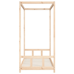 vidaXL Giroletto per Bambini 90x190 cm in Legno Massello di Pino