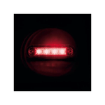 Lampa Premium, luce a 4 led, montaggio ad incasso, 12-24V - Rosso