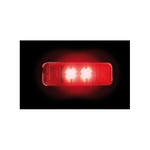 Lampa Luce ingombro a 2 Led, 24V - Rosso