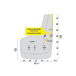 Lampa Splash-Guards Contour, paraspruzzi sagomati - Type 8