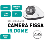 MACH POWER CAMERA AHD CAM. DOME 1/3" SONY 960P 4MM OSD IR 20M IP66 VS-AHFD9-103