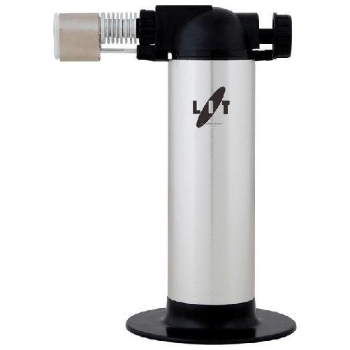 Lit-Gas-Lighter-Collection-SRL-CA-1-Nero-Grigio-Fiamma-ossidrica-portatile