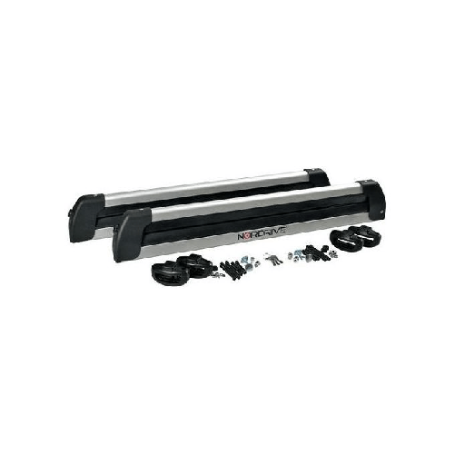 Nordic-King EVO aluminium NK-60, portasci per barre da tetto - Argento