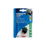 Lampa Interruttore a pulsante con spia a Led - 12-24V - Verde
