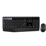 Logitech Wireless Combo MK345 tastiera Mouse incluso USB QWERTY US International Nero