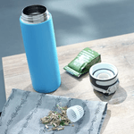 Leifheit Thermos Flip 600 ml Blu Acqua