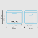 Mestic Borsa Frigo Ibrida MHC-40 Nera 40 L