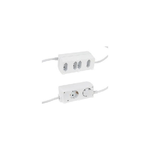 REV 0012691109 prolunghe e multiple 1,4 m 6 presa(e) AC Interno Bianco