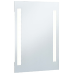 vidaXL Specchio da Parete a LED per Bagno 60x100 cm