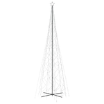 vidaXL Albero di Natale a Cono Bianco Freddo 3000 LED 230x800 cm