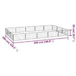 Box Cani 16 Pannelli Nero 100x50 cm Acciaio Verniciato Polvere