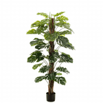 Emerald Monstera Artificiale con Palo 150 cm