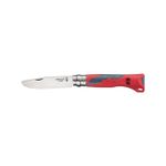 Opinel Outdoor Junior No. 07 Coltellino con Fischietto Rosso