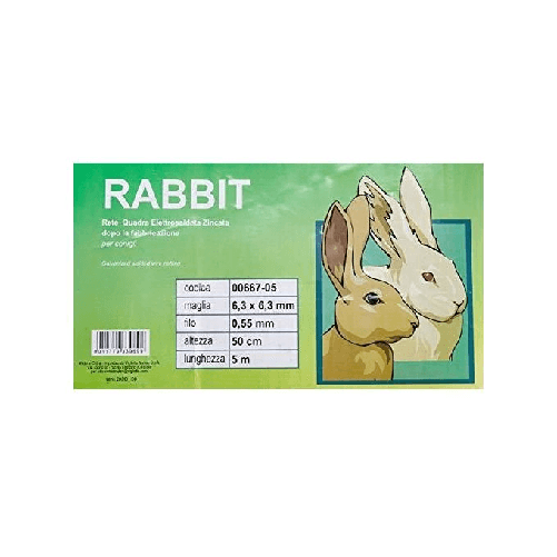 Blinky-Vuemme-Rette-Cavallino-Rabbit-Zincata-5m-50cm