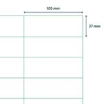 rillprint Etichette Autoadesive 105x37 mm 1000 Fogli Bianchi