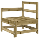 Set Salotto da Giardino 8 pz in Legno Impregnato di Pino