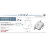 SERRATURA METALLO APPLIC 898571GRL GARDESA MOTTURA