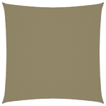 vidaXL Vela Parasole in Tela Oxford Quadrata 2,5x2,5 m Beige