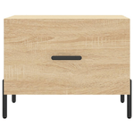 vidaXL Tavolino da Salotto Rovere Sonoma 50x50x40 cm Legno ingegnerizzato