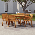 vidaXL Tavolo da Giardino 150x90x75 cm Legno Massello di Acacia