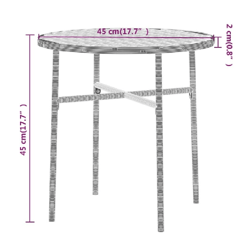 vidaXL Set Mobili da Pranzo per Giardino 3 pz Polyrattan Nero