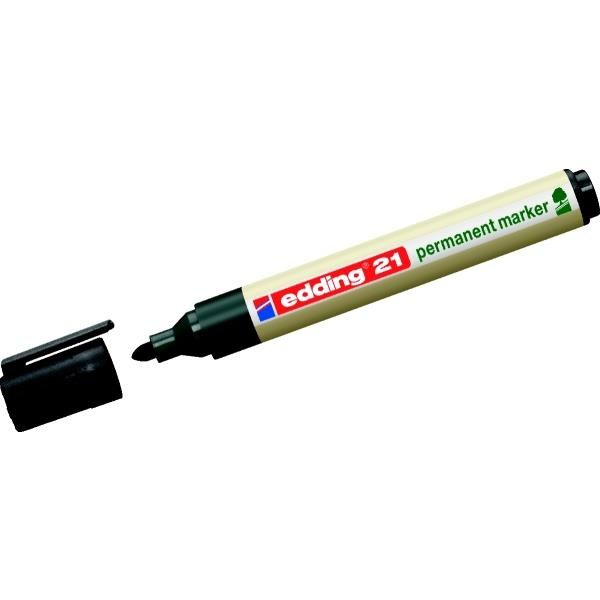 Edding 21 marcatore permanente Nero 1 pz