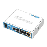 Mikrotik ACCESS POINT MIKROTIK hAP ac lite with 650MHzCPU,64MB RAM,5xLAN,2.4Ghz 802.11b/g/n 2chain wireless,5Ghz 802