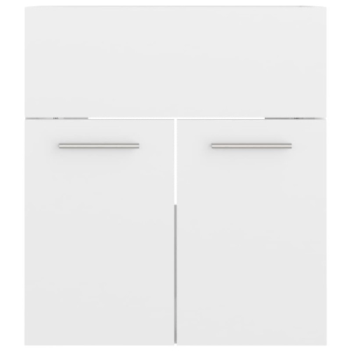 Mobile Sottolavabo Bianco Lucido 41x38,5x46 cm in Truciolato