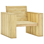 vidaXL Set Divani da Giardino 5 pz in Legno di Pino Impregnato